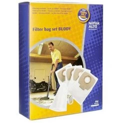 Boite De 4 Sacs + 1 Filtre à Eau BUDDY (158199-50240) (302002403) Aspirateur NILFISK